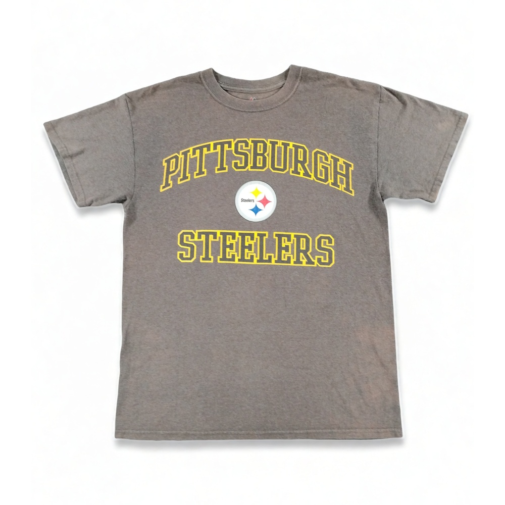 Majestic Pittsburgh Steelers NFL Graphic Tee Size M Cotton Streetwear Vintage